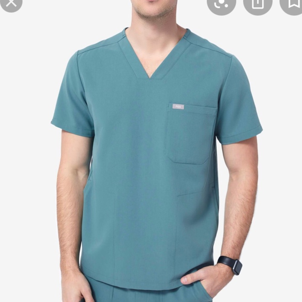 Mens FIGS top size small Hydrogreen